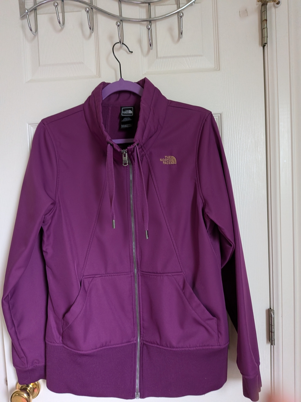 The North Face Women's Purple Full‑Zip Jacket, Large Like New